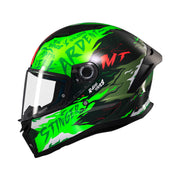 MT Stinger 2 Ardent C6 Gloss Motorcycle Helmet Green