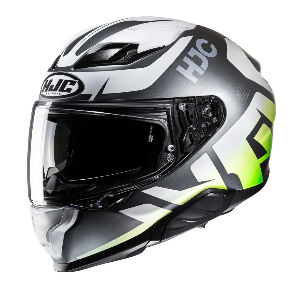 HJC F71 Bard MC4HSF Green Motorcycle Helmet