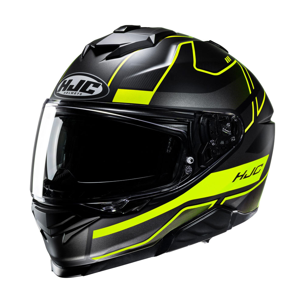 HJC I71 Iorix MC3HSF Yellow Motorcycle Helmet