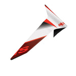 Alpinestars S-R10 Team Standard Spoiler Black Carb Red White Glossy