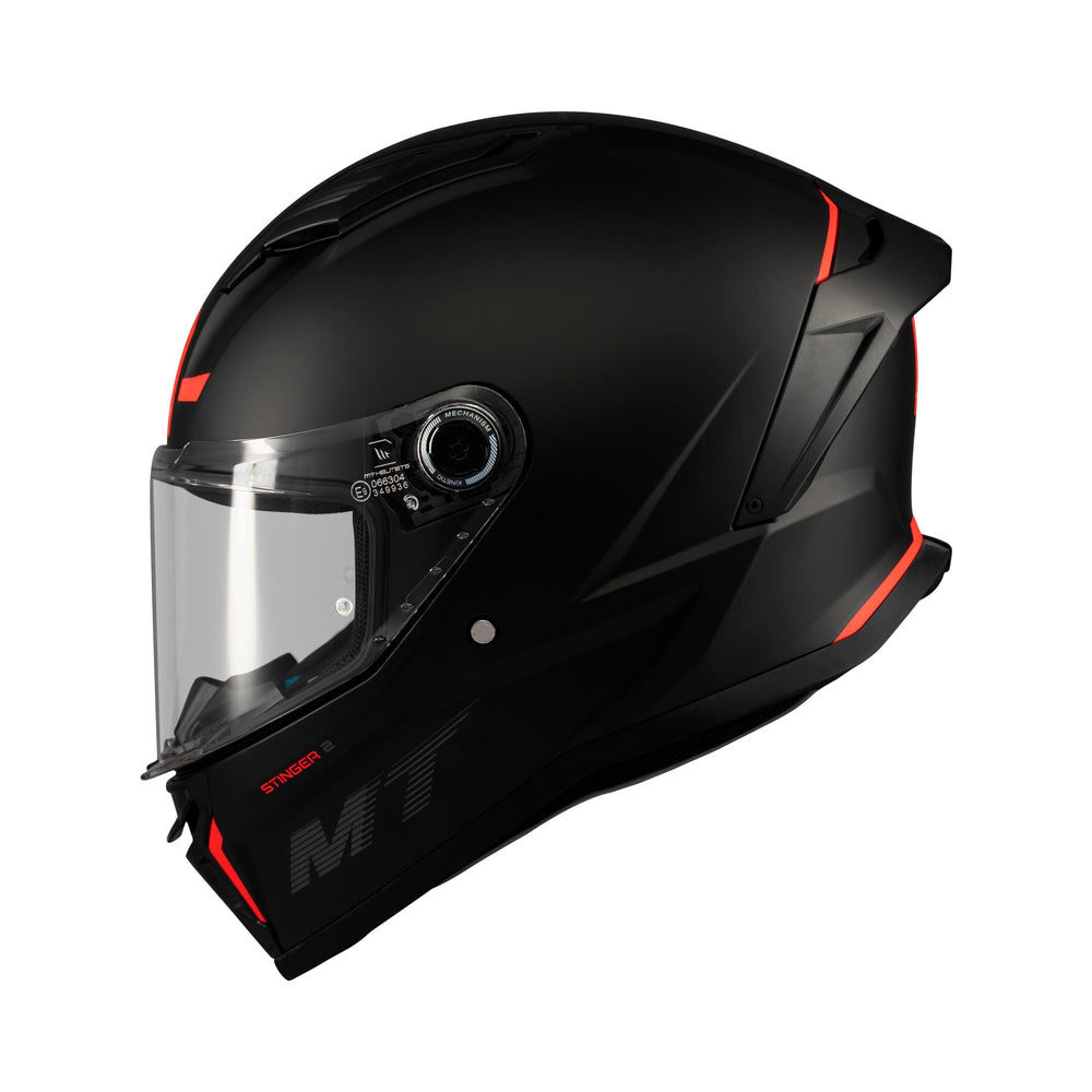 MT Stinger 2 A1 Motorcycle Helmet Matt Black