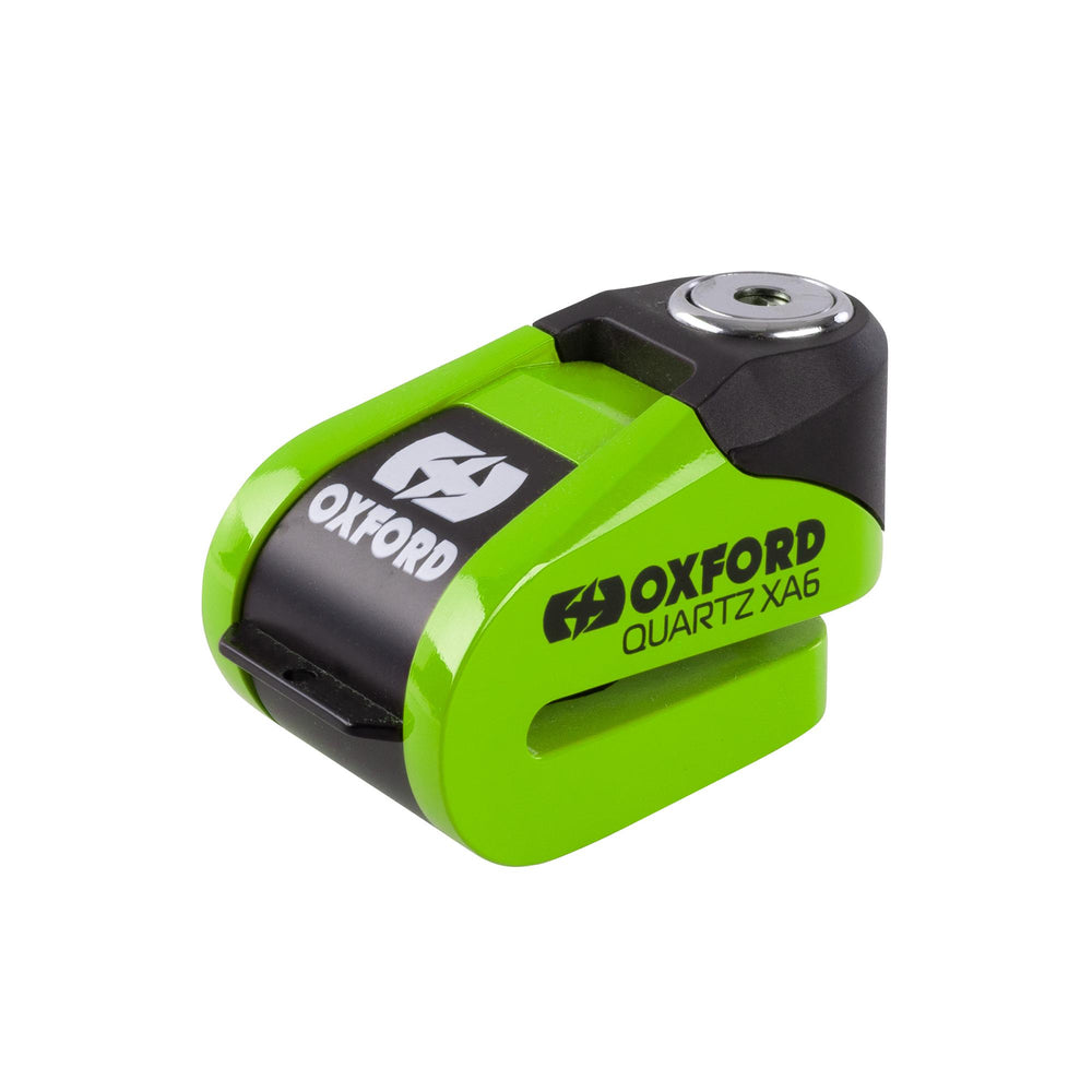 Oxford Quartz XA6 Alarm Disc Lock Green