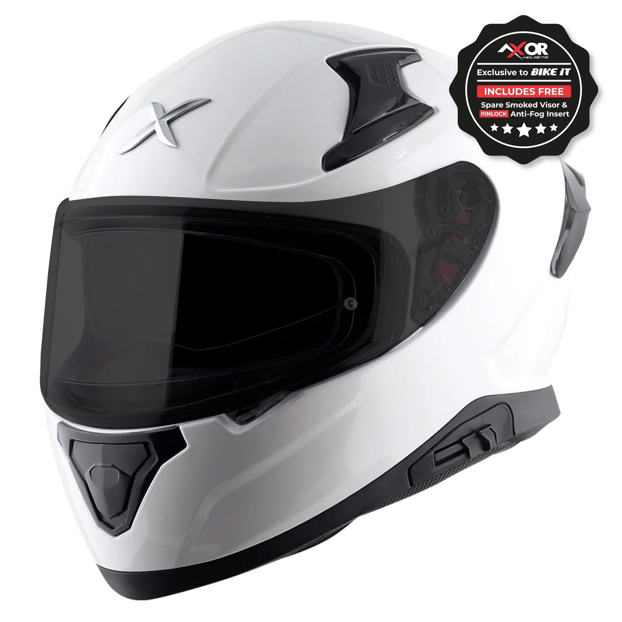Axor Apex Full Face Helmet - Gloss White – Ghostbikes