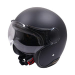 Axor Jet Open Face Helmet - Matt Black / Black