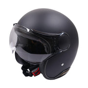 Axor Jet Open Face Helmet - Matt Black / Black