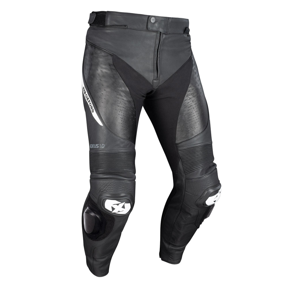 Oxford Nexus 1.0 Leather Men's Pants Black/Wht