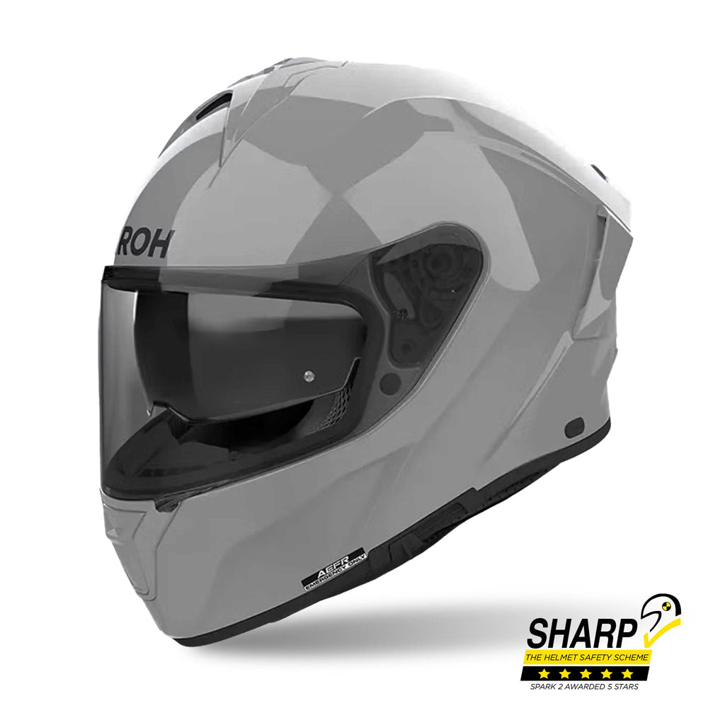 Airoh Spark 2 Cement Grey Gloss Helmet