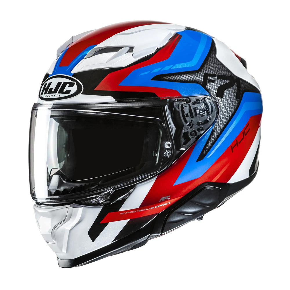 HJC F71 Fes MC21 White Blue Red  Motorcycle Helmet