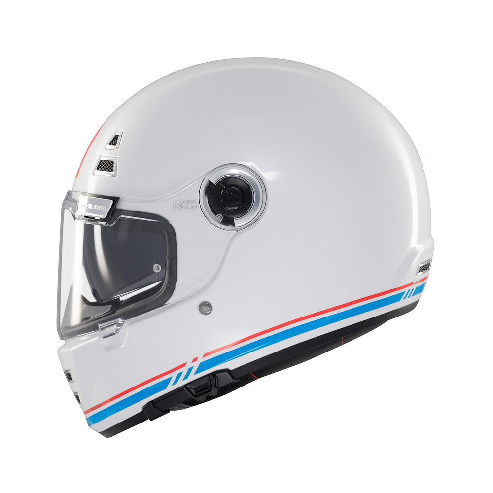 MT Jarama SV A7 Gloss Motorcycle Helmet White