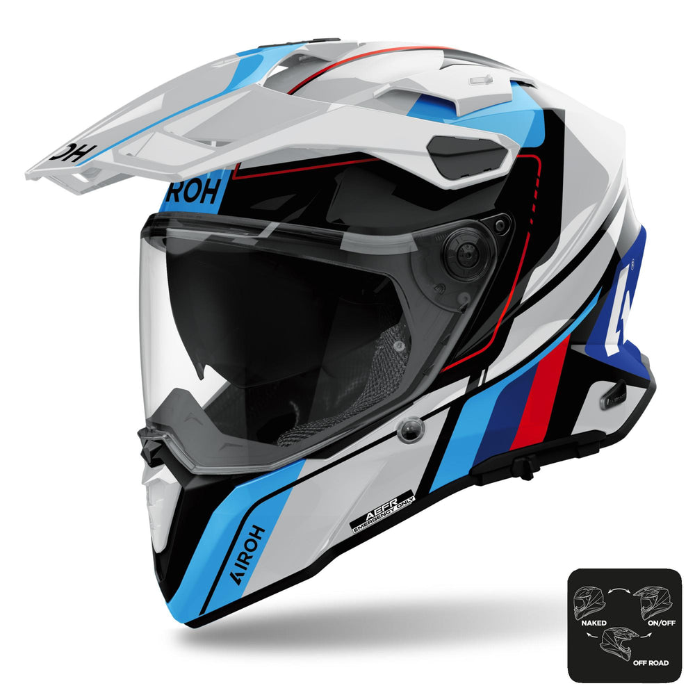 Airoh Commander 2 Helmet Skip White Gloss