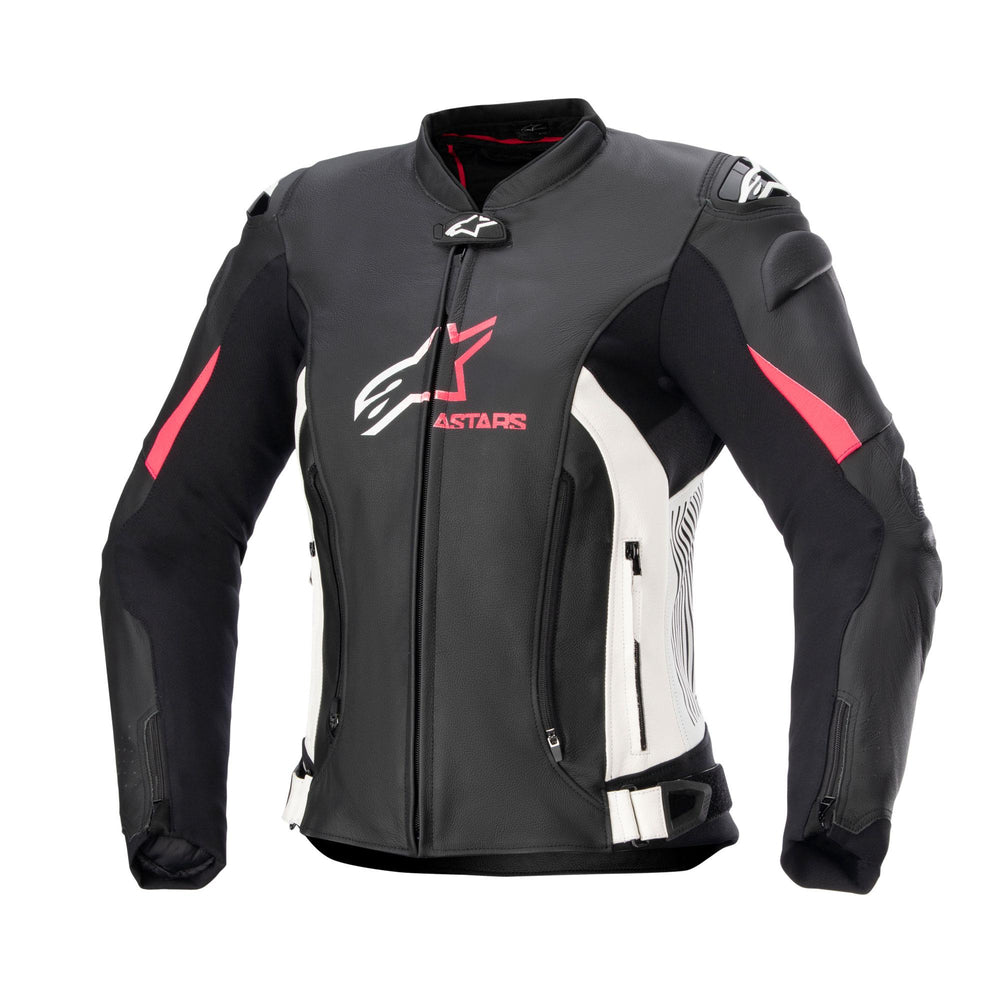 Alpinestars Stella GP Plus V4 Leather Jacket Black/W/Diva Pink