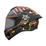 MT Targo S West B9 Matt Motorcycle Helmet Sand