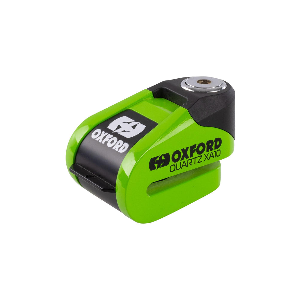 Oxford Quartz XA10 Alarm Disc Lock Green