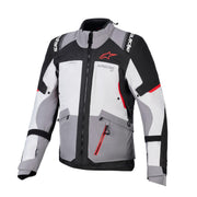 Alpinestars Andes V4 Drystar Jacket Dark Grey Ice Grey Black Bright Red XL