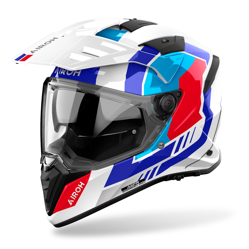Airoh Bandit Helmet - Horn White Gloss