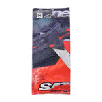 Alpinestars Buff Ignite Neck Tube Black Bright Red