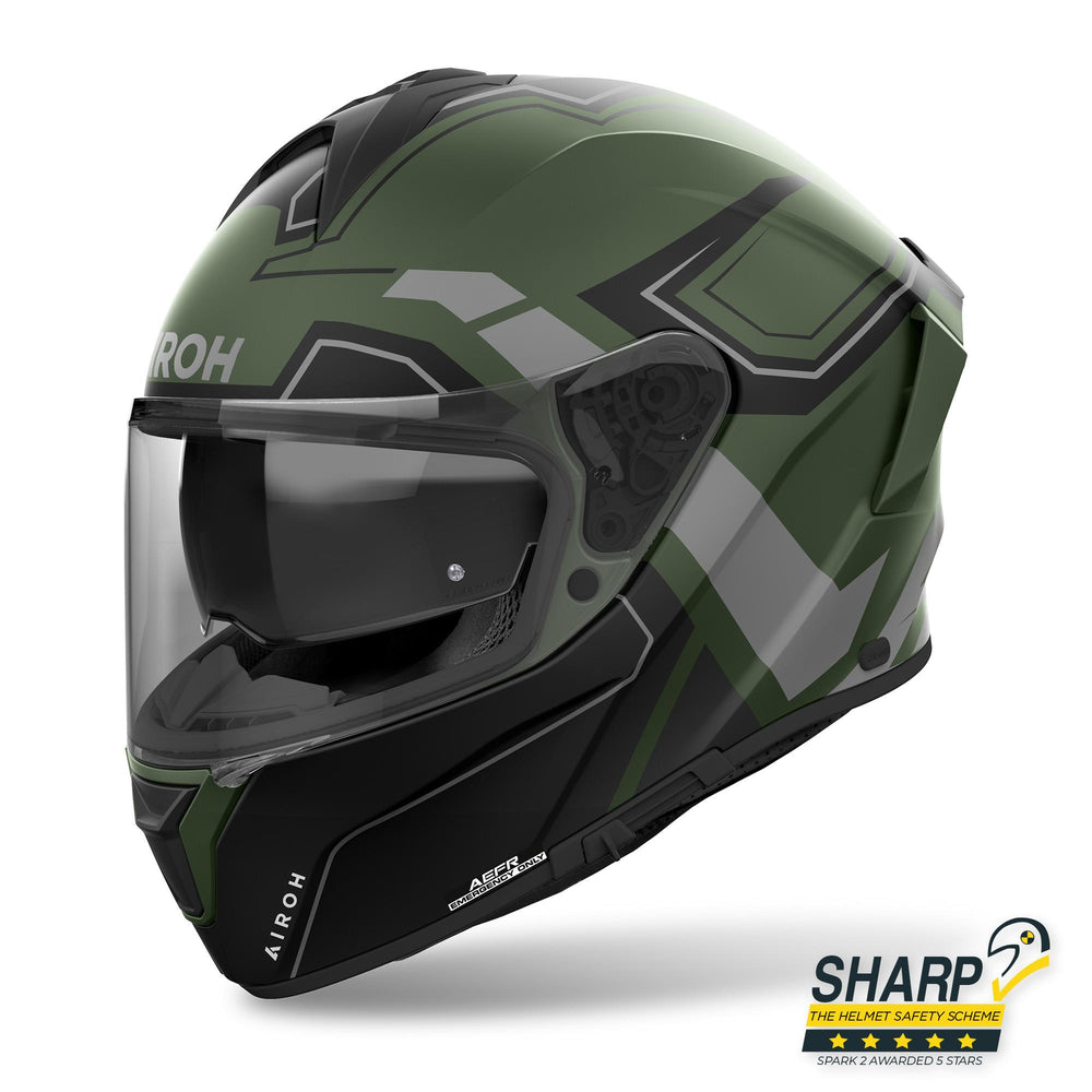 Airoh Spark 2 Helmet - Dart Military Green