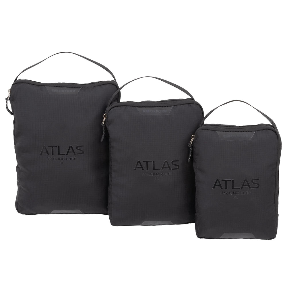 Oxford Atlas Packing Cubes 3 -Pack Black