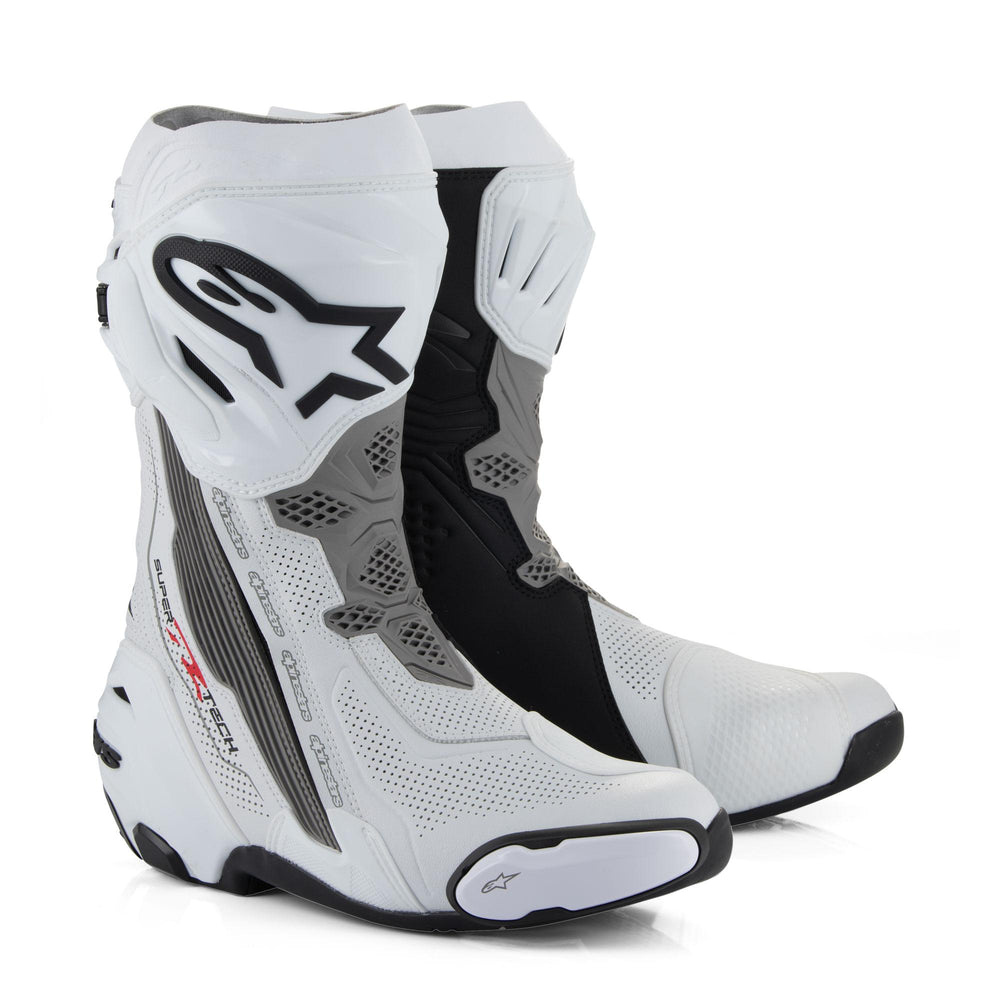 Alpinestars Supertech R Vented White Mid Grey Black