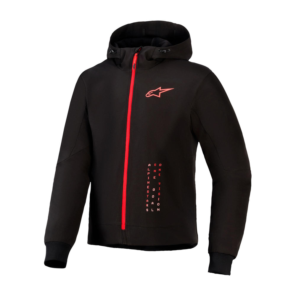 Alpinestars Radium Tech Hoodie Black Bright Red