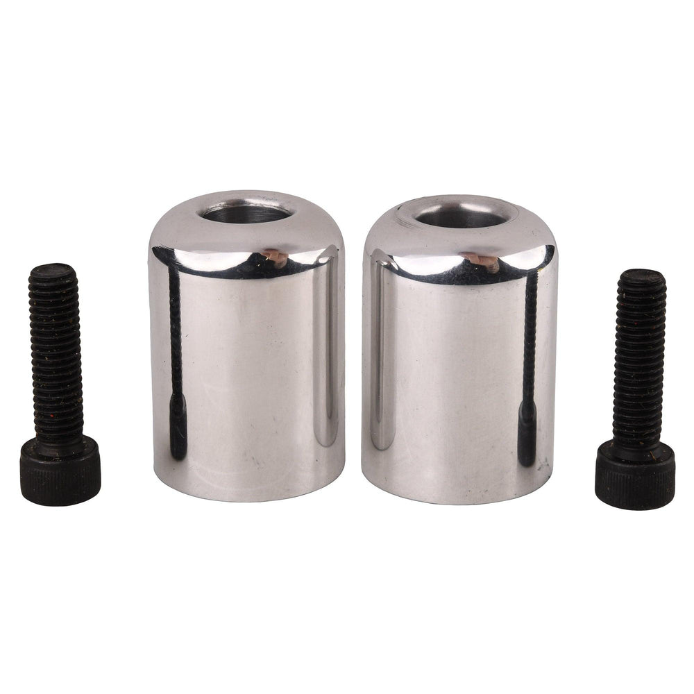BikeTek Aluminium Bar End Sliders For Kawasaki ZX6R 1998-2005, ZX7R & ZX9R 1998-2003