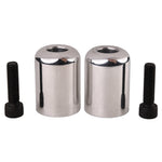 BikeTek Aluminium Bar End Sliders For Kawasaki ZX6R 1998-2005, ZX7R & ZX9R 1998-2003