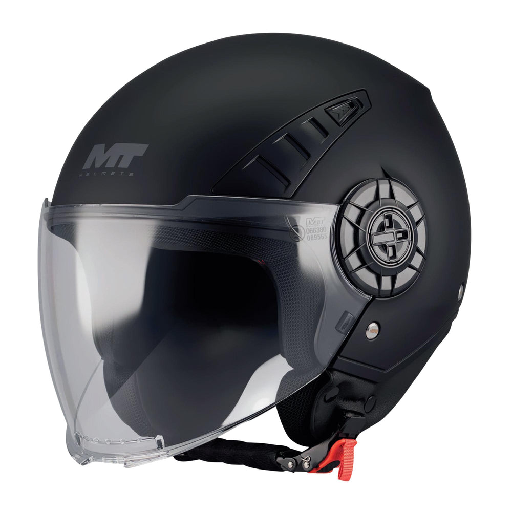 MT Aeris Pure A1 Motorcycle Helmet Matt Black