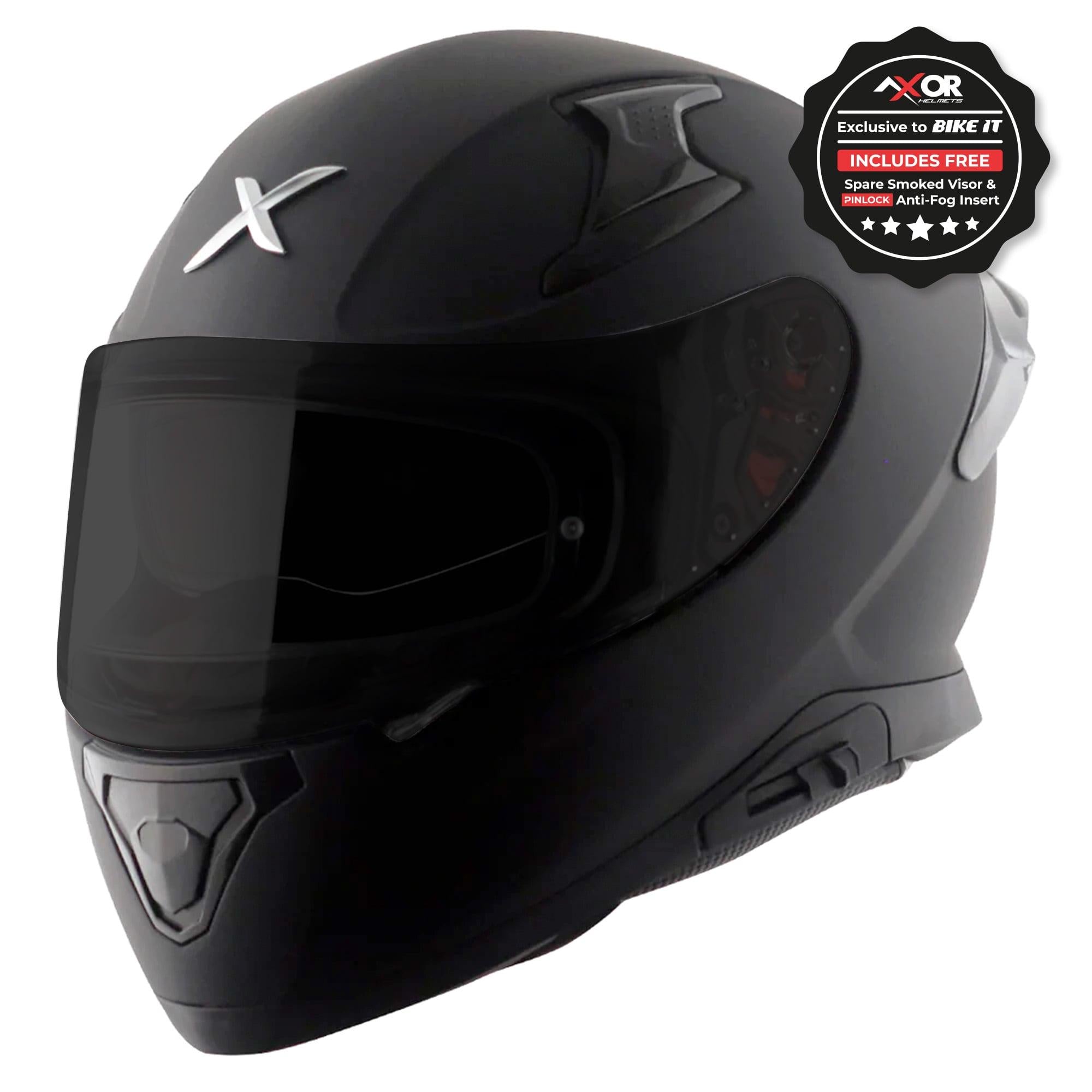 Axor Ghost Axor Apex Full Face Helmet - Matt Black – Ghostbikes