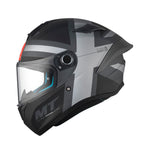 MT Targo S Britain A2 Motorcycle Helmet Matt Grey Antracite