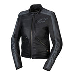 57930 - Alpinestars Stella Dyno Leather Jacket B/Tar /Grey M