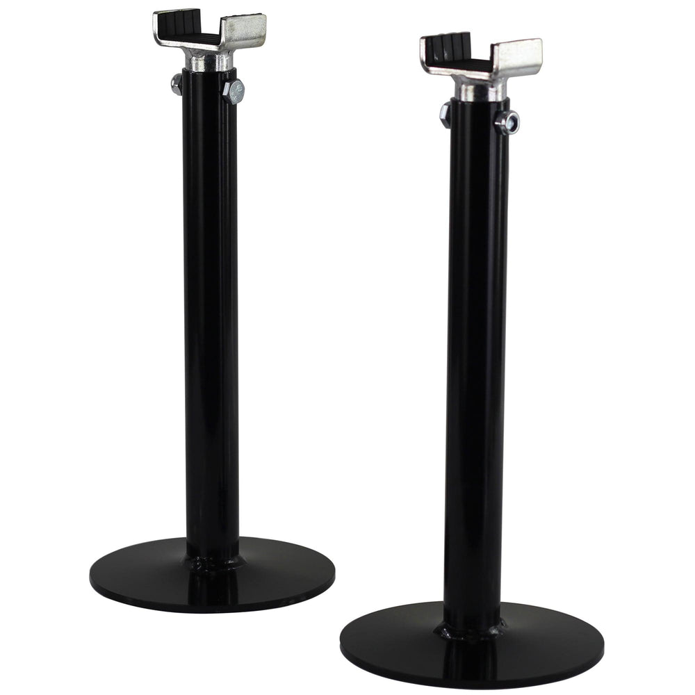 BikeTek Swingarm Storage Stands Set - Black