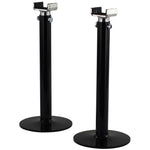BikeTek Swingarm Storage Stands Set - Black