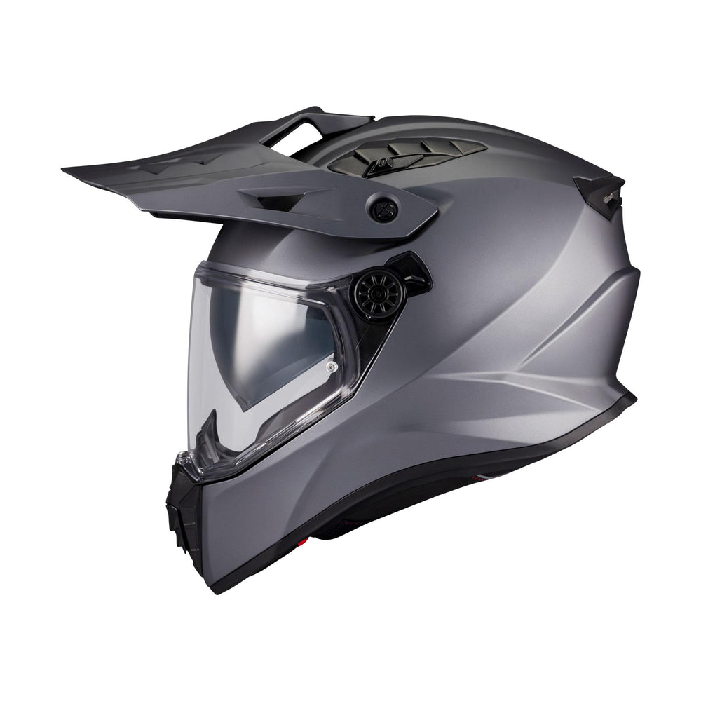 MT Track SV Pure A2 Motorcycle Helmet Matt Grey