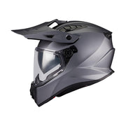 MT Track SV Pure A2 Motorcycle Helmet Matt Grey