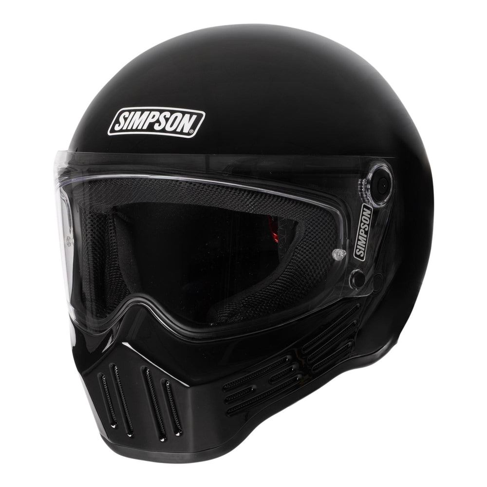 Simpson M30 Solid Motorcycle Helmet Gloss Black