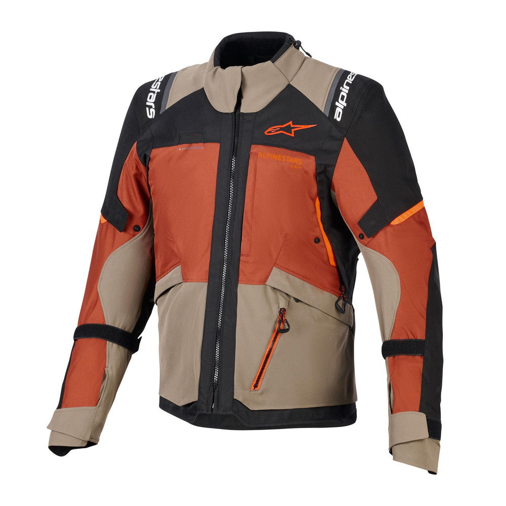 Alpinestars Andes V4 Drystar Jacket Walnut Rust Black