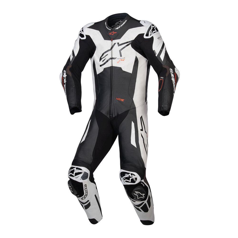 Alpinestars GP Plus V4 Sprint 1PC Lthr Suit Black/Wht/Red/Fluo