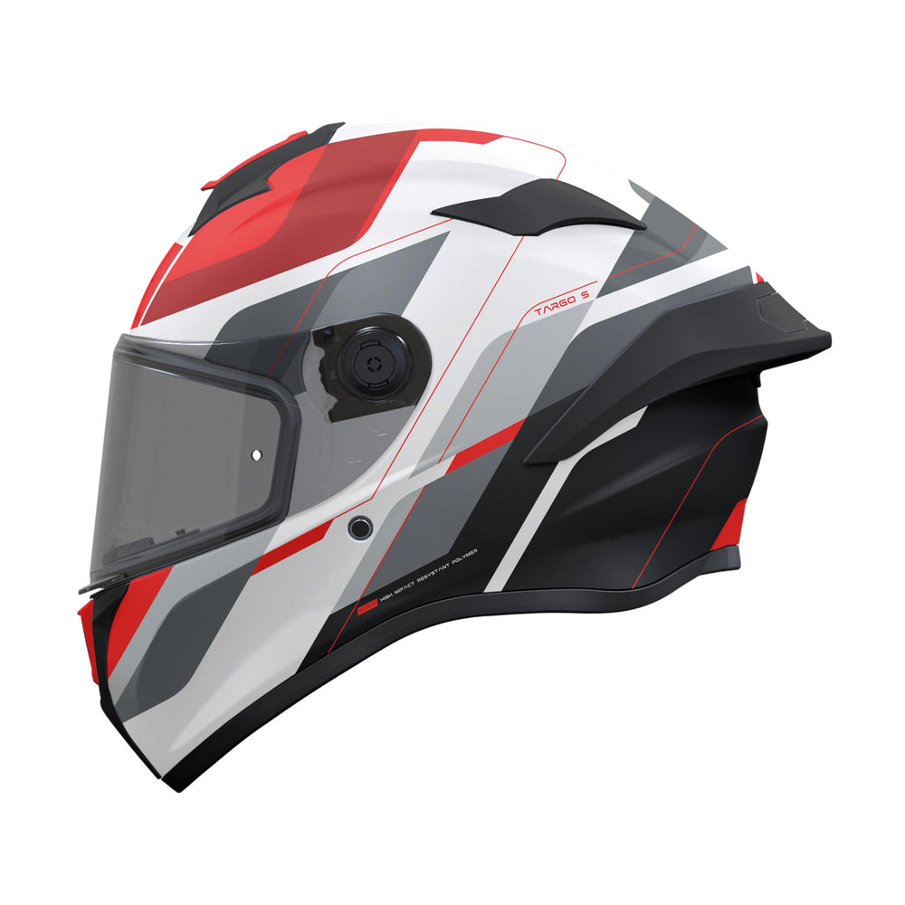MT Targo S Blaster A5 Matt Motorcycle Helmet Red