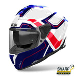 Airoh Spark 2 Helmet - Dart Blue/Red Gloss