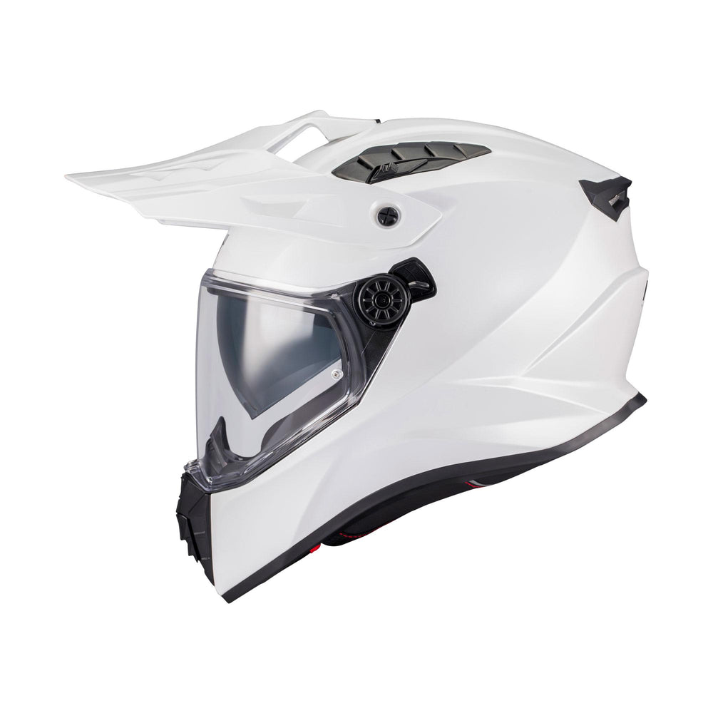 MT Track SV Pure A0 Motorcycle Helmet Gloss White