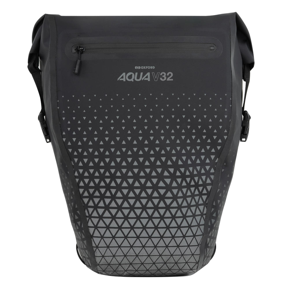 Oxford Aqua V 32 Double Pannier Bag Black