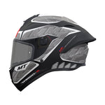 MT Targo S Surt B0 Motorcycle Helmet Matt Black Grey