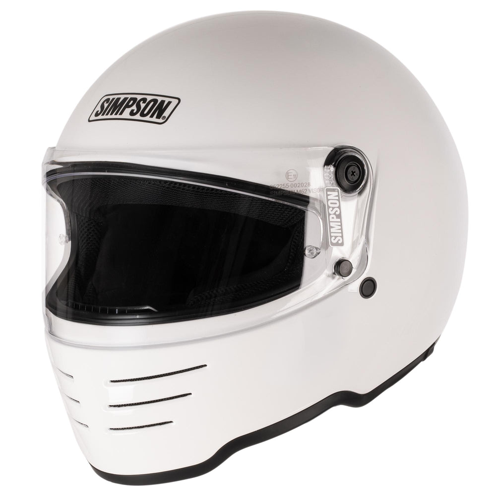 Simpson M62 Solid Motorcycle Helmet White