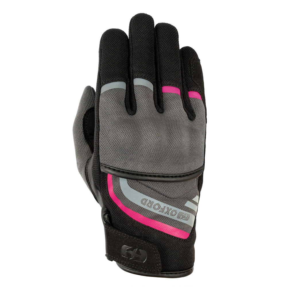 Oxford Dakar 1.0 Ladies Gloves Charcoal/Pink