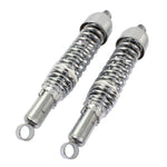 Bike It 365mm Eye To Eye Chrome Twin Shock Absorbers
