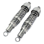 Bike It 335mm Eye To Eye Chrome Twin Shock Absorbers