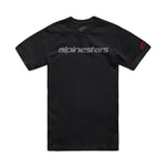 Alpinestars Linear Wordmark 2.0 CSF T-Shirt Black Grey Red