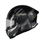 MT Stinger 2 Tron B12 Gloss Motorcycle Helmet Black