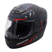 Axor Rage Full Face Helmet - Python Black Grey Red Matt