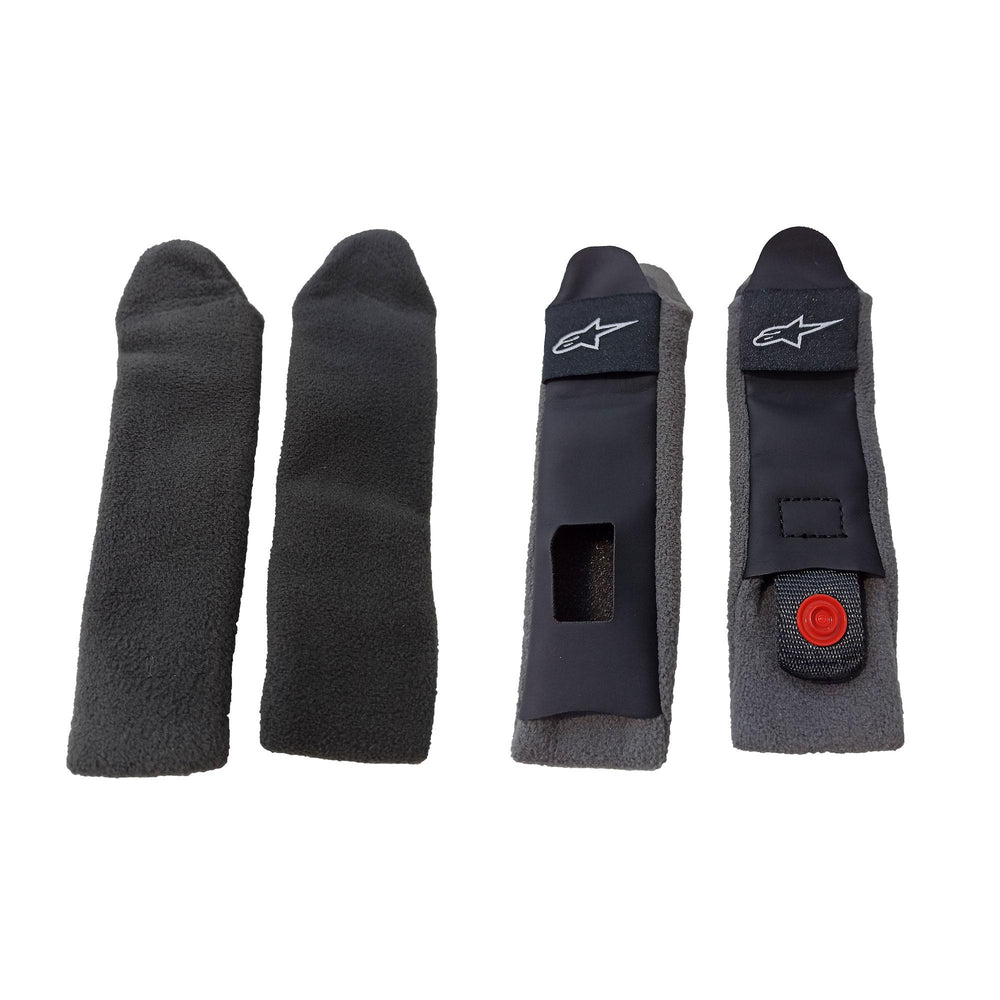 Alpinestars S-R10 Chin Strap Covers Black